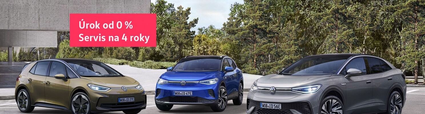Modely Volkswagen ID. s nulovým úrokem
