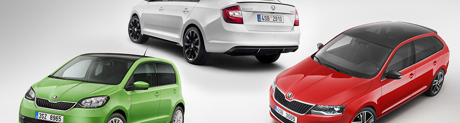 Modernizované modely Rapid a Citigo