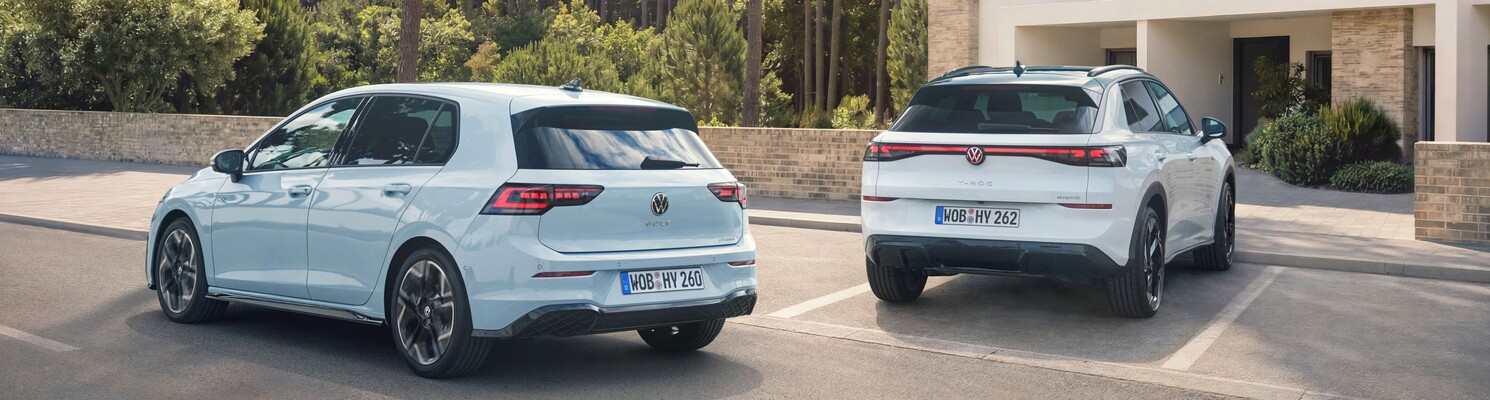 Volkswagen Golf a T-Roc dostávají nový full hybridní pohon