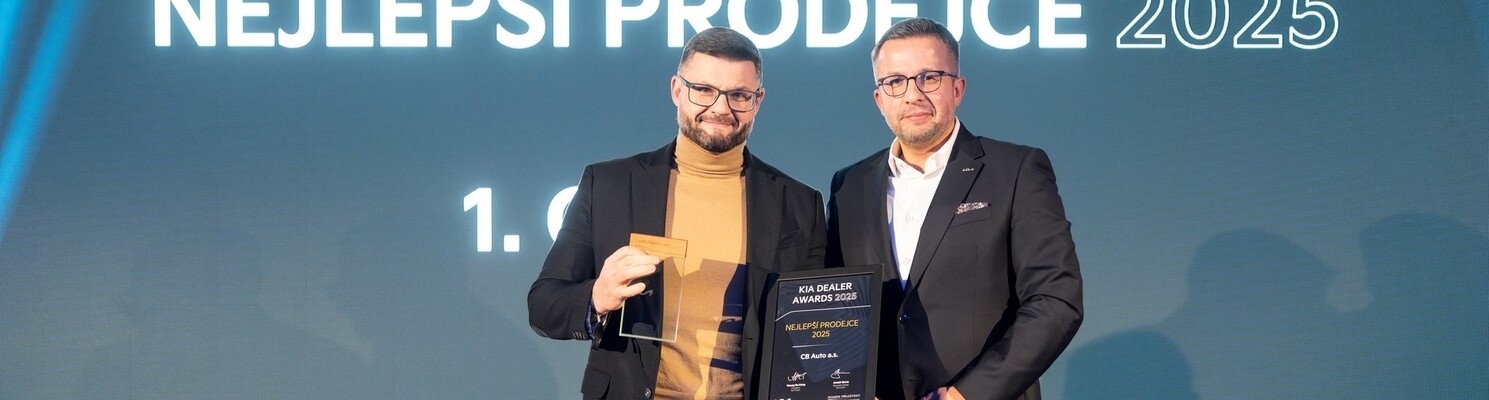 Získali jsme ocenění Nejlepší prodejce Kia 2025