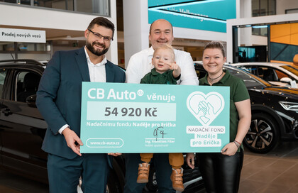 Podporujeme Nadační fond Naděje pro Erička