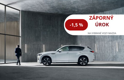 Vaše nová Mazda. Na úvěr levnější než za hotovost.