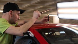 Opravy vozidel po krupobití